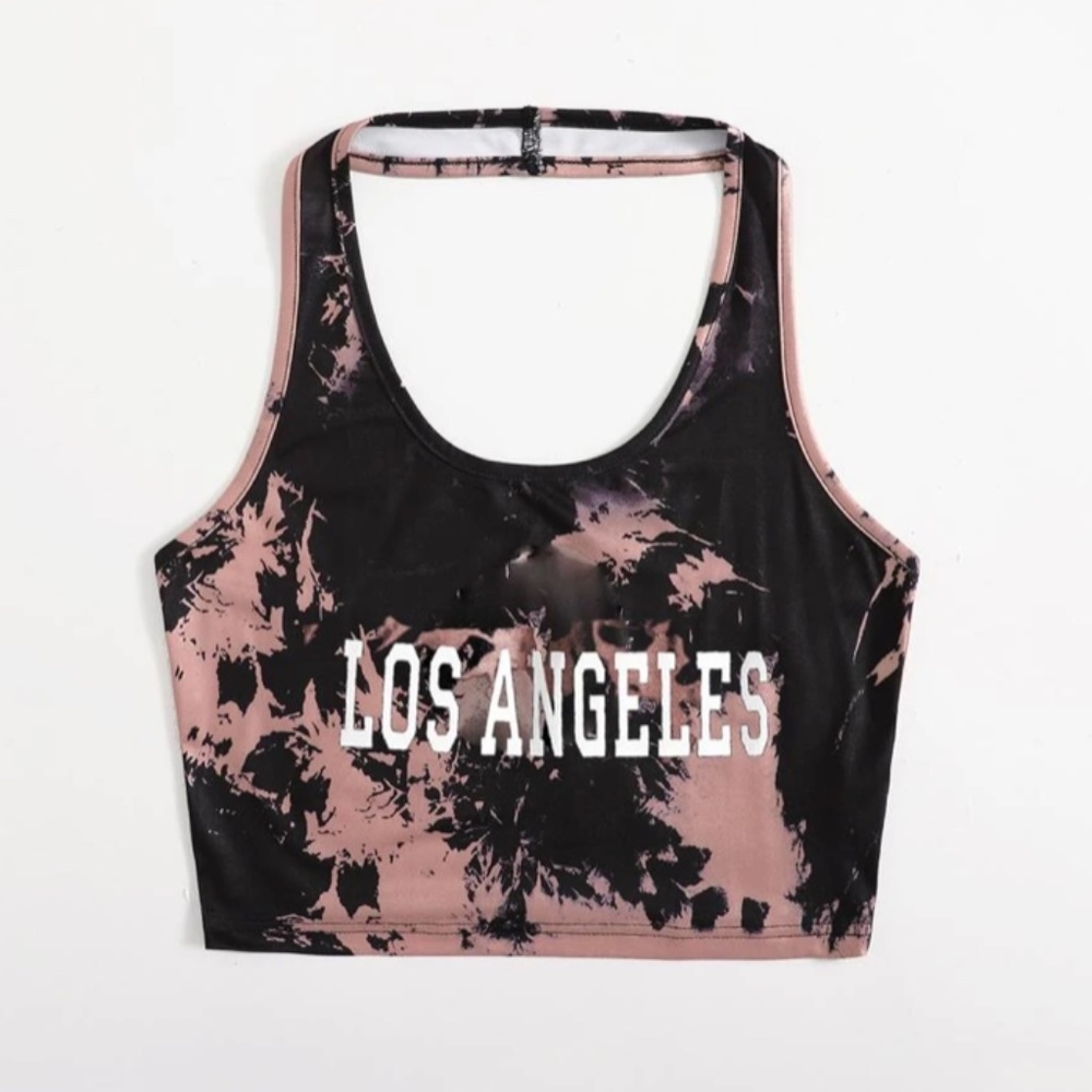 Los Angeles graphic design halter top
